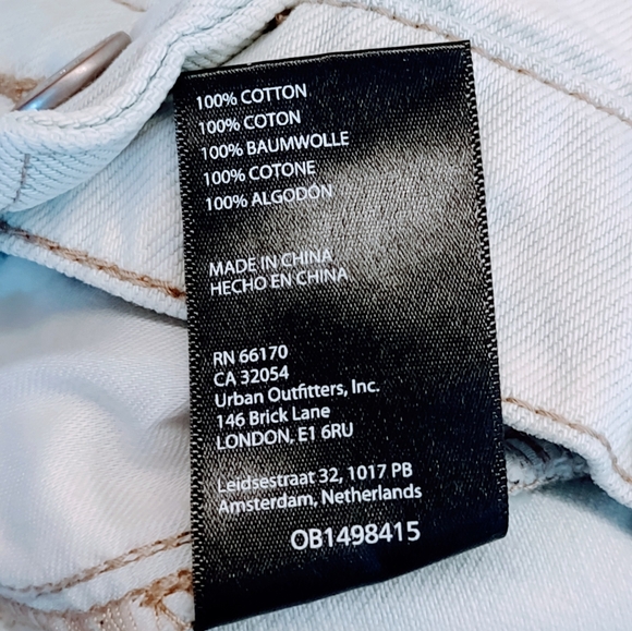 URBAN OUTFITTERS DROPPED WAIST DESTROY SHORTS WOMEN'S SIZE 26 - Picture 6 of 8